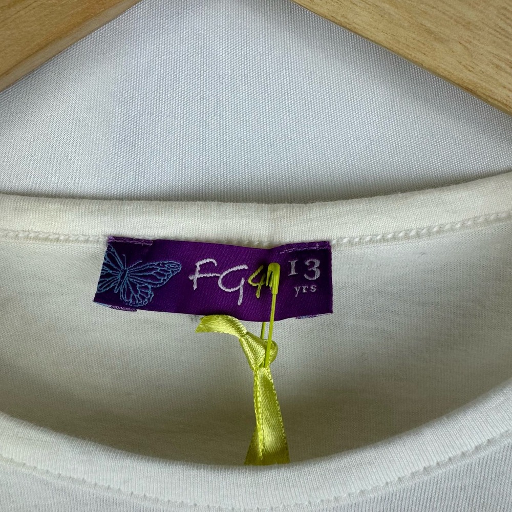 Girls FG4 T-shirt designed by George Davies. Kids Size 13. - Picture 5 of 7